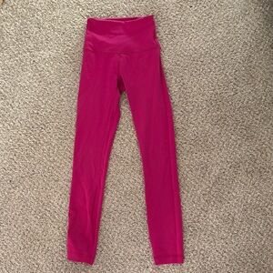 Lululemon pink leggings